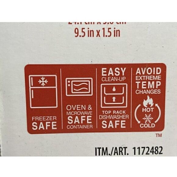 Pyrex 3 Pack Glass Pie Plates 9.5 x 1.5" Freezer Oven Microwave Dishwasher NEW - Picture 6 of 8